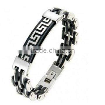 Fashion power energy balance titanium magnetic bracelet for man