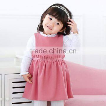 Comfortable Baby Girls' Pleated Knitted Peplum Tulle Girl Party Vest Tank Dress Clothes Manufacturer OEM ODM Factory Guangzhou