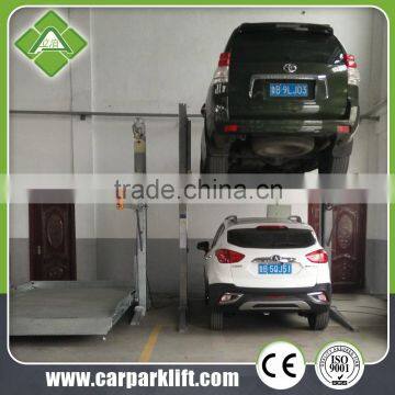 two post spatial carport and solid carport with hydraulic drives for home usage