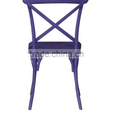 X CROSS METAL DINING CHAIR , INDUSTRIAL JODHPUR METAL DINING CHAIR