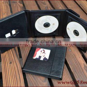 Wedding Leather Fabric Linen DVD CD Case Box Album