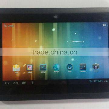 tablet with reader of code of bars