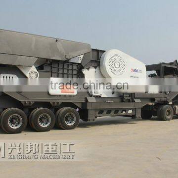 Mobile crusher factory direct small gold mining machine