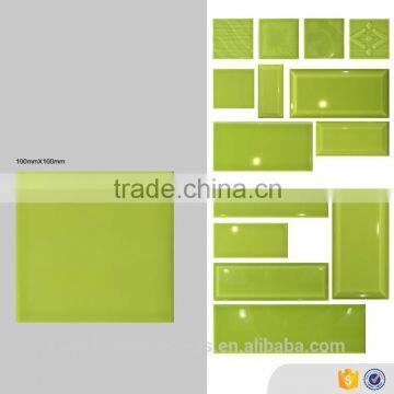 10x10 square light green ceramic bathroom interior wall tile