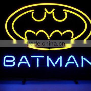 BAT MAN SIMPLE SHAPE REAL NEON LIGHT NEON SIGN