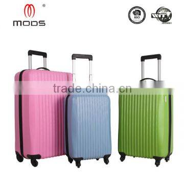 2016 HOT SALE NEW STYLE ABS+PC FOUR WHEELS SPINNER TROLLEY LUGGAGE