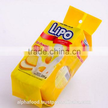 Vietnam Delicious Good Price LIPO 135G Cream Egg Cookies for Breakfast and Snack