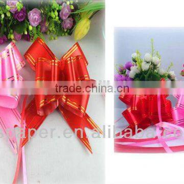 Hot Sell Poly Ribbon Star Bow Plastic Bow Tie for Gift photo-4