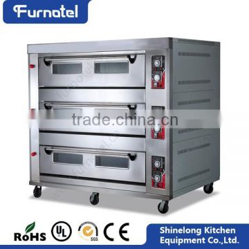 Bakery Equipment For Restautant 3-Layer 12-Tray Gas Complete Bakery Equipment