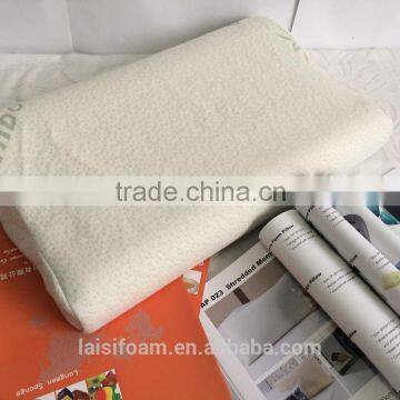 100% polyester memory foam pillow for moulded visco elastic memory foam pillow LS-P-020 wholesales foam pillow