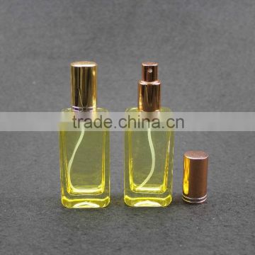 stock colored 50ml screw perfume glass bottle