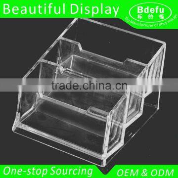 Customized Clear Acrylic Box Design Name Card Rack photo-2