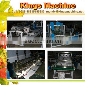 PE Film Biodegradable T - shirt Carry Plastic Bag Making Machine