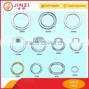 Garment accessories of metal ring adjuster with different sizes and styles