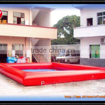 hot red inflatable swimming pool, inflatables