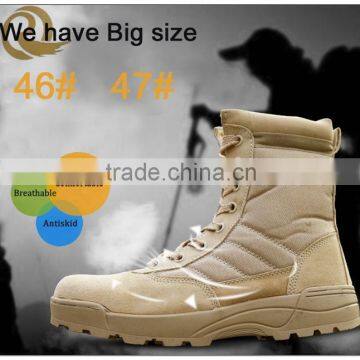 Factory direct sale genuine leather american style custom made military boots