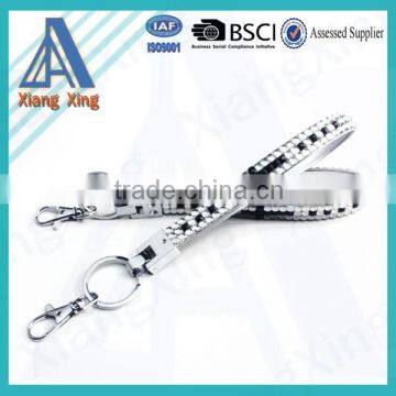 wholesale high quality rhinestone keychain short lanyard