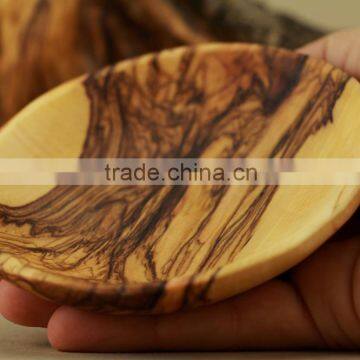Olive Wood Carved Serving Plate Kitchen Accessory photo-3