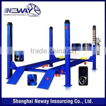 4 post car lift in 3500kg for sale