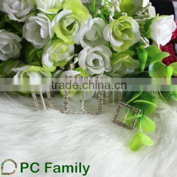 Square shape Rhinestone Buckle For chair sash