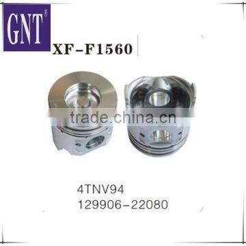 129906-22080 excavator parts 4TNV94 engine piston