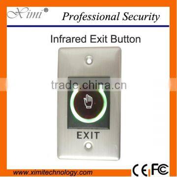 Biometric door access control system Infrared sensor switch no touch contactless door release exit button with LED indication k1