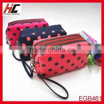 New products wholesale hot selling fashion nylon cosmetic bag