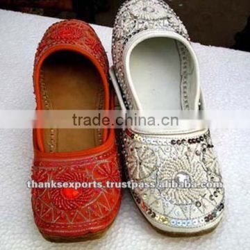 Rajasthan Indiese Pakistani Handgemaakte Women Dames Slipper juti mojari Jooti