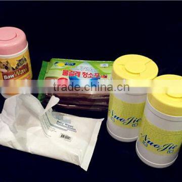 Non woven cleaning wet wipes