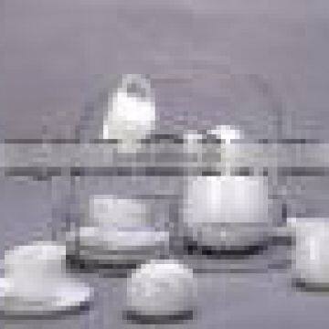 White Porcelain Coffee Set