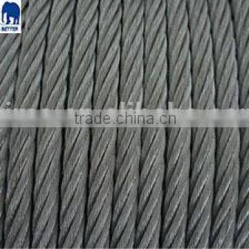 7X7 3mm steel wire rope in steel core