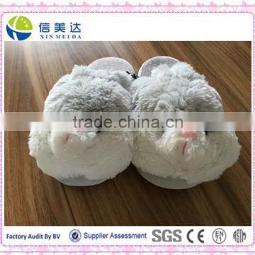 Cheap funny plush stuffed bunny animal slipper