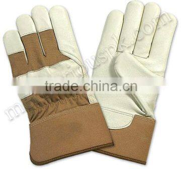 Working Cow Split Leather Safety Gloves