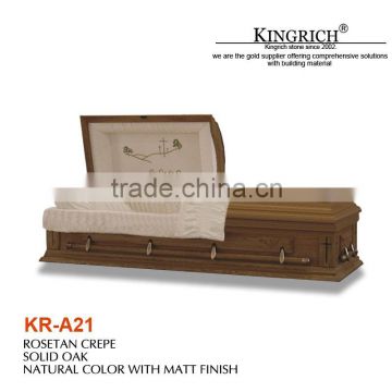 Cheap and Classic American style cardboard coffin