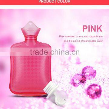 multifunctional PVC warm water bottle classic small rose red high quality