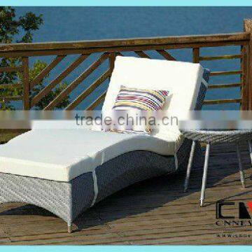 2013 modern rattan wicker outdoor pool chaise lounge furniture