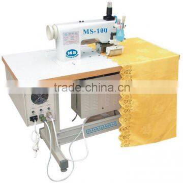 Ultrasonic lace machine for ribbon cutting
