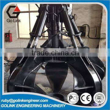 widely used excavator rotator hydraulic grapple bucket for excavator with ce approved