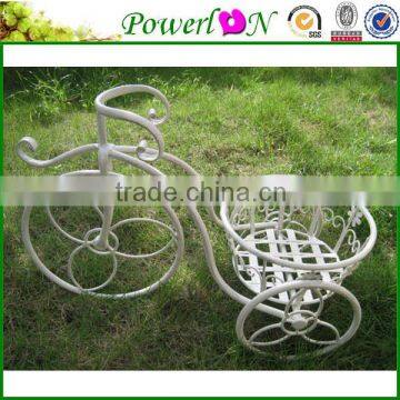 Sale Elegant Vintage Antique Wrought Iron Bicycle Pot Planter For Garden Park Home Patio I23M TS05 X00 PL08-4915