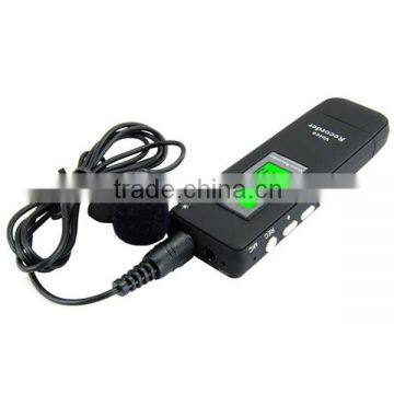 high qulity professional built-in 4GB music player digital voice recorder with microphone