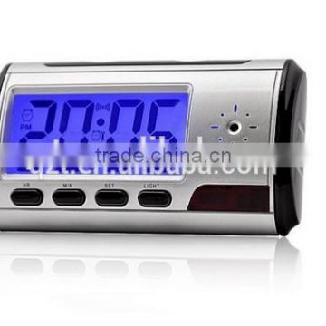 Multifunction digital spy camera clock motion detection peedphole camera