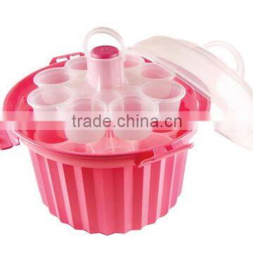 Plastic Carousel Cupcake Carrier Cupcake Storage Box