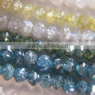 Faceted Diamond Beads At Low Price