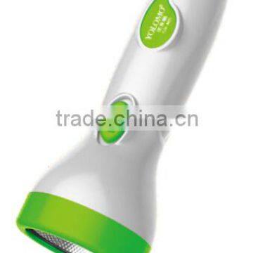 White Rechargeble 1 LED Torch Light Rechargeable Portable Lamp Torch photo-6