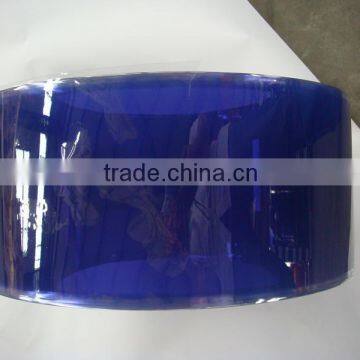 Standard Crystal Blue Flexible Transparent PVC Strip Curtains
