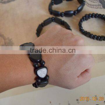 Natural Black Bian Stone Bangle photo-6