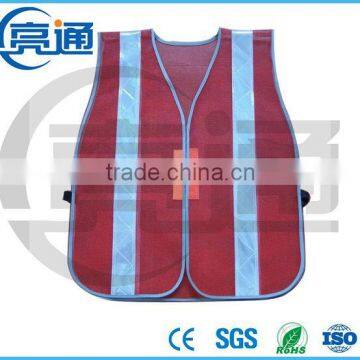 polyester fabric for reflective safety mesh hi-vis vest