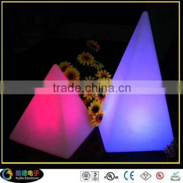 LED Luminous Pyramind Decoration LED Light Indoor Outdoor Garden Decor