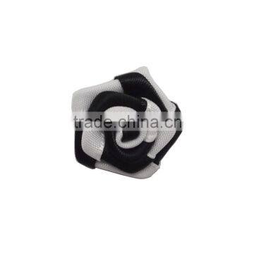 Individual Design Two Color Pretty Rose Shape Flower Printed Ribbon photo-5