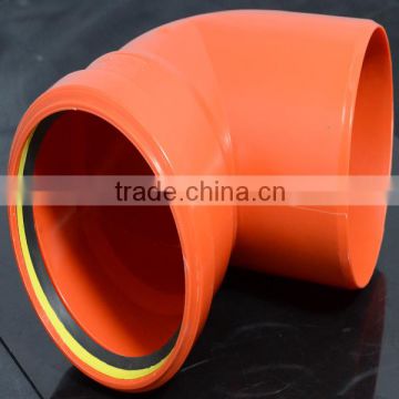 PVC pipe elbow connector 45 deg elbow for tube connector